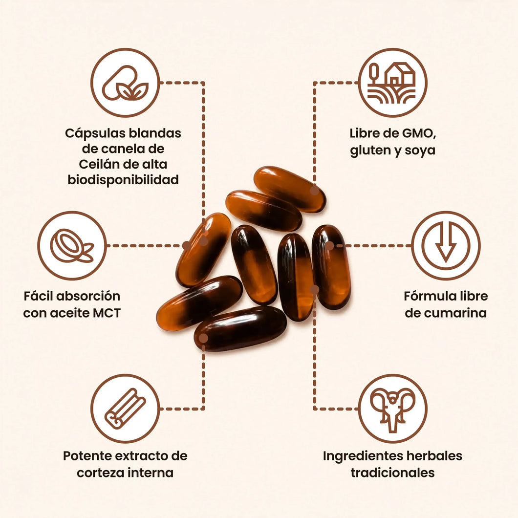 Canela de Ceilan 7200mg MCT
