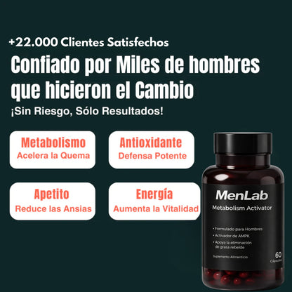 MenLab® — Activa tu AMPK y Recupera un Aspecto Firme y Masculino