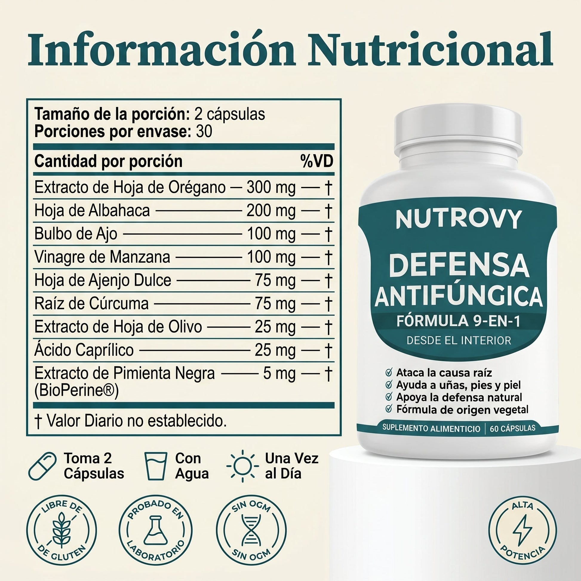 Eliminador de Hongos Natural