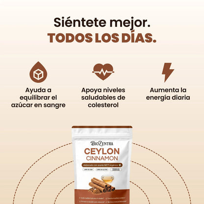 Canela de Ceilan 7200mg MCT