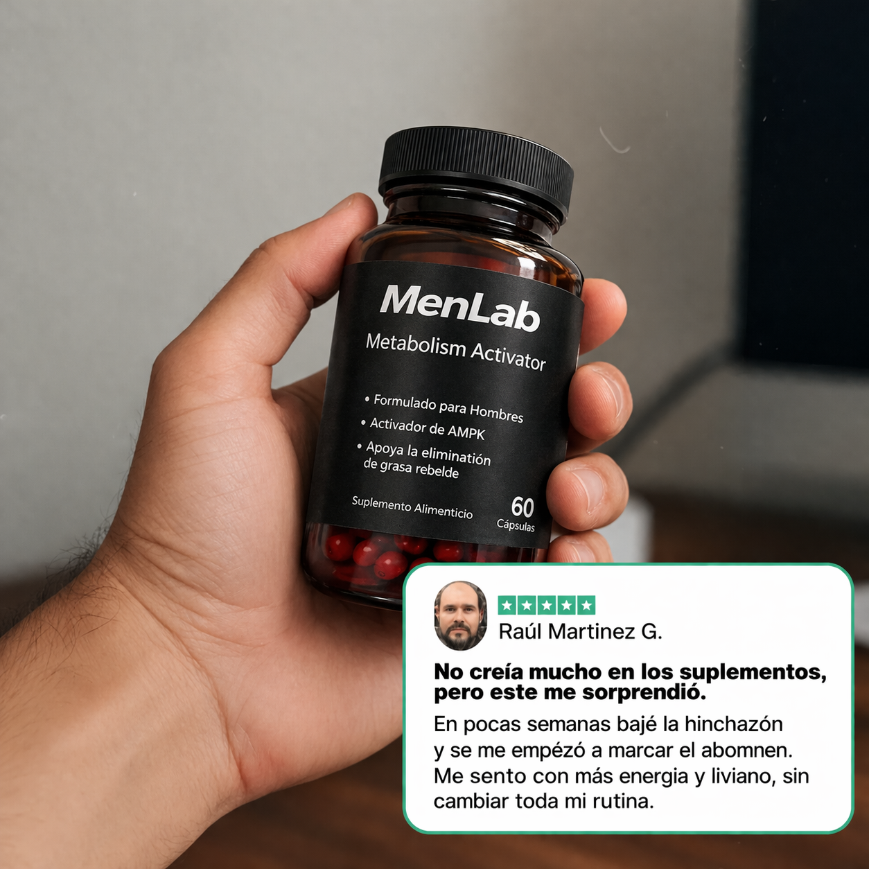 MenLab® — Activa tu AMPK y Recupera un Aspecto Firme y Masculino