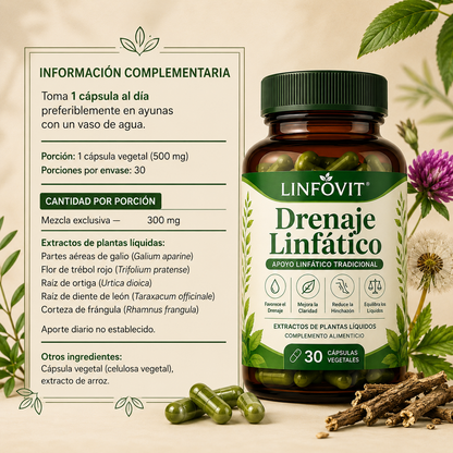 Linfovit™ | Soporte Metabólico Contra Líquidos Retenidos 🌿