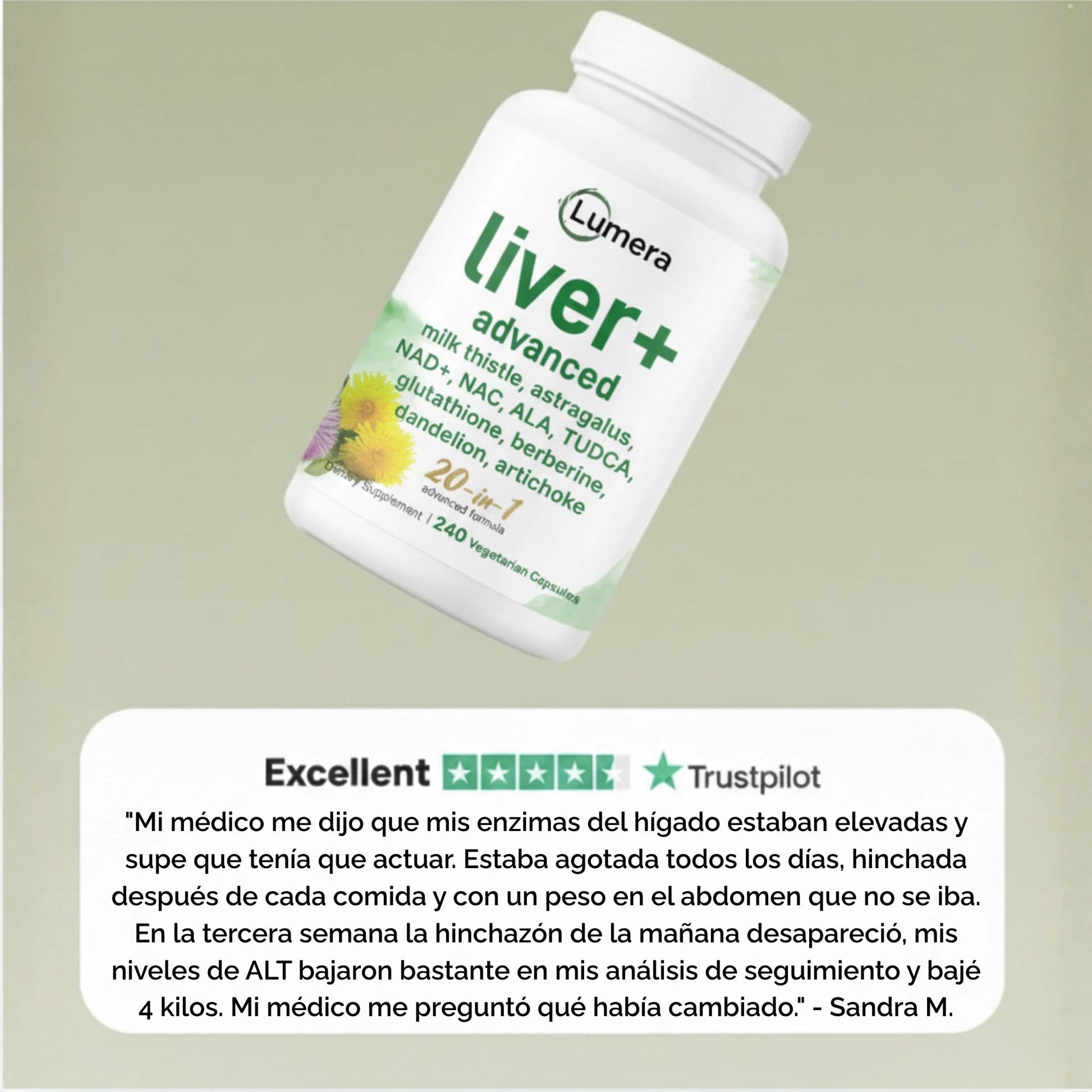 Liver+ Avanzado 21 en 1 - ingredientes