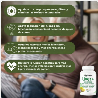 Liver+ Avanzado - beneficios naturales
