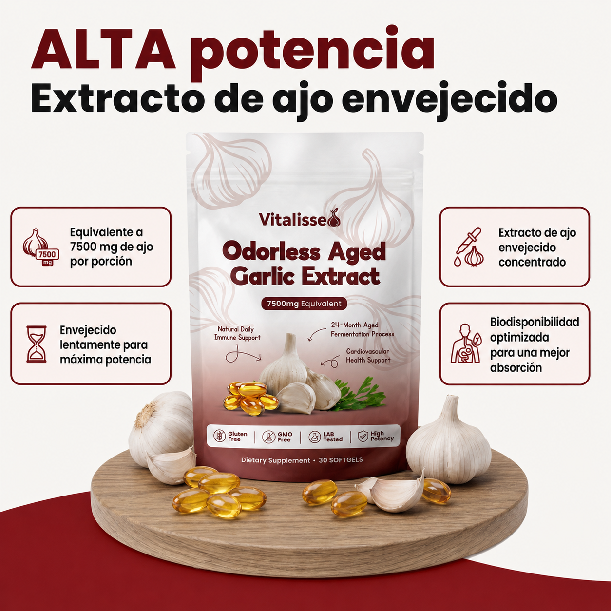 Ajo Envejecido 7500mg