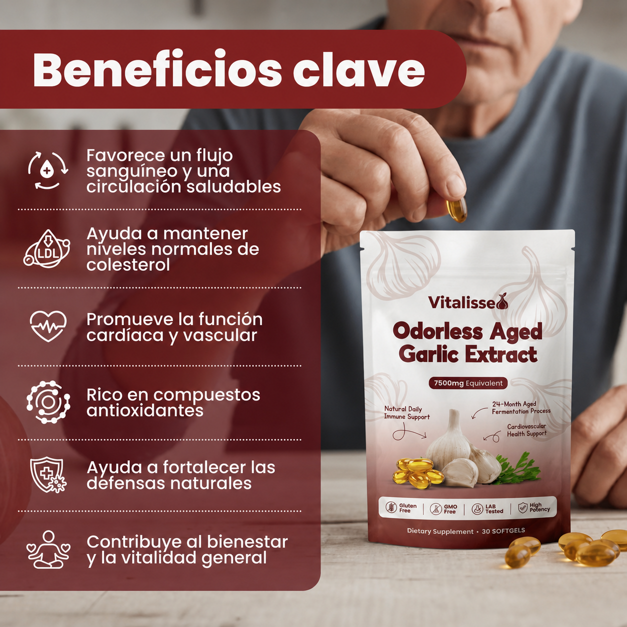 Ajo Envejecido 7500mg