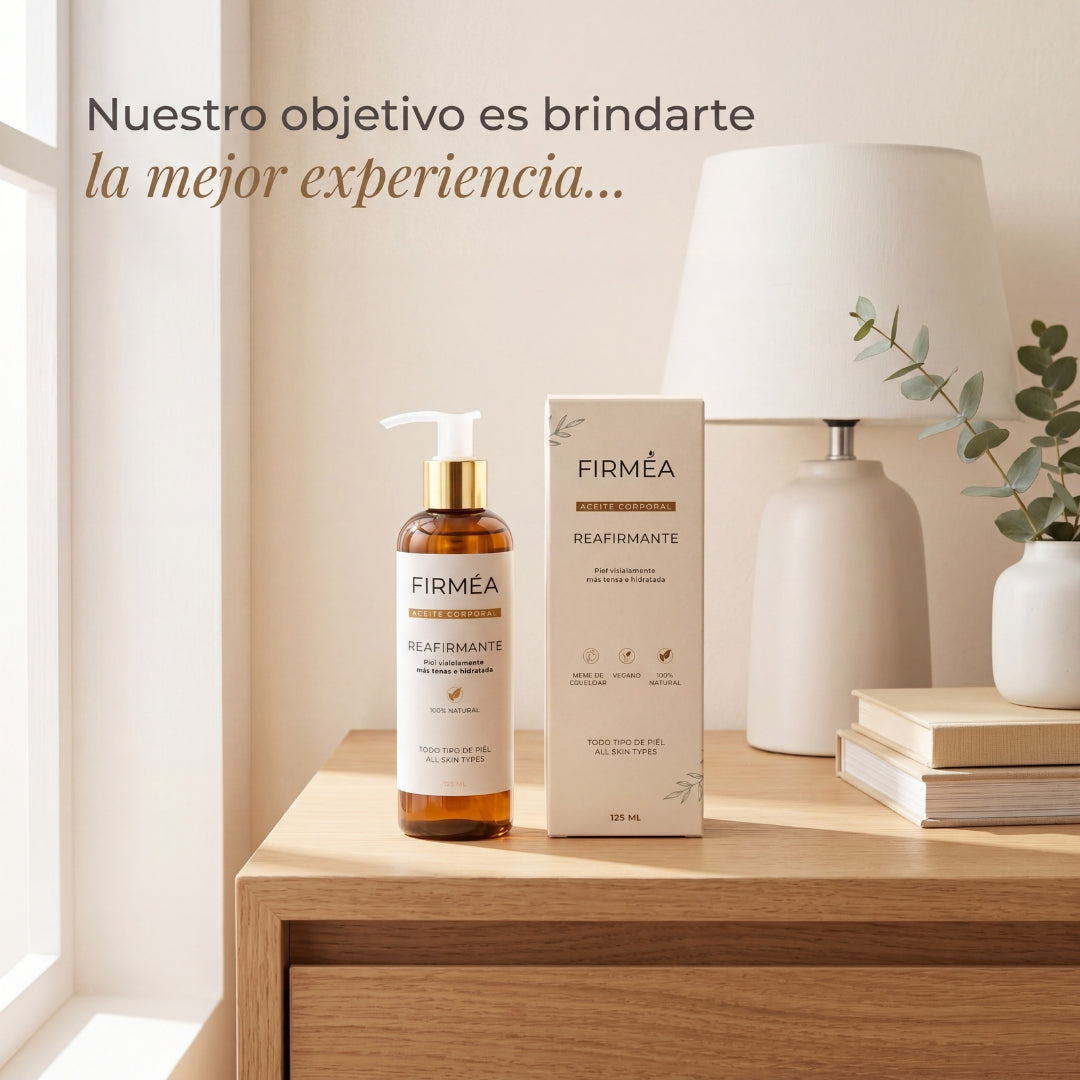 Aceite Corporal Firmea® — Combate Celulitis, Flacidez y Arrugas