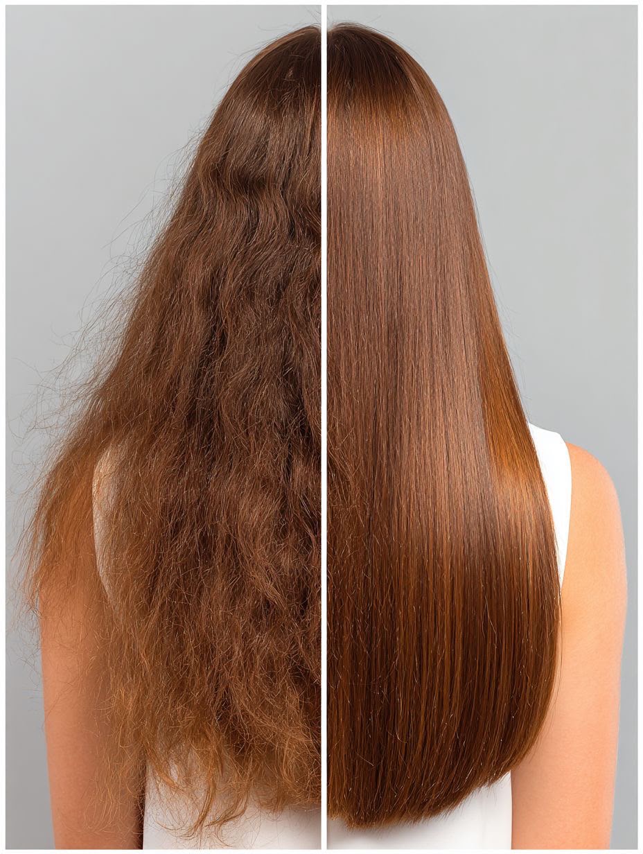 cabello antes y despues